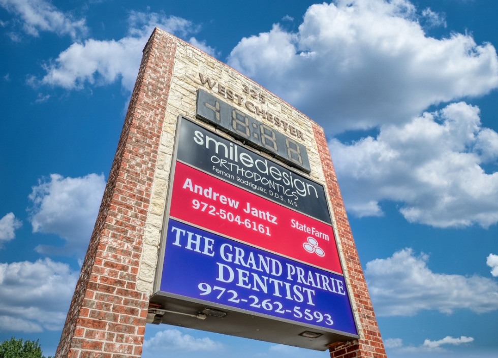 Light blue dental chair at The Grand Prairie Dentist